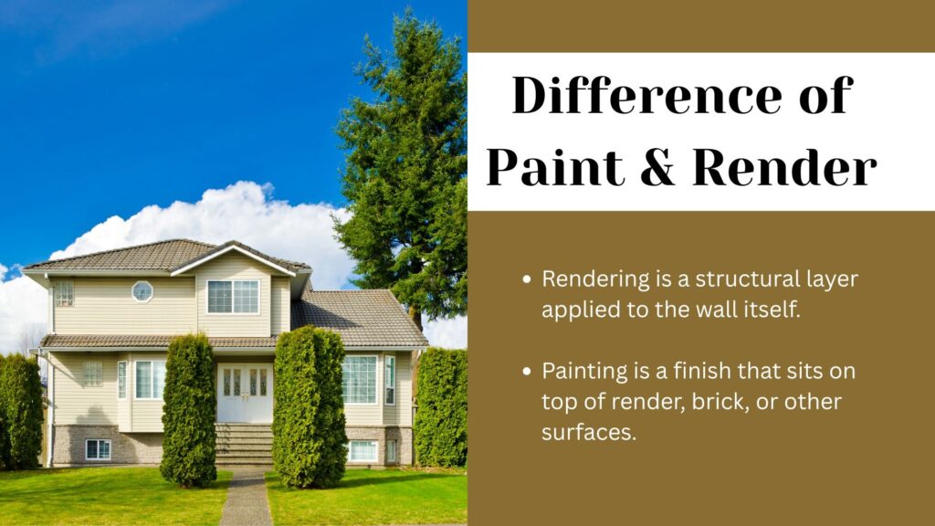 difference between paint and rendering