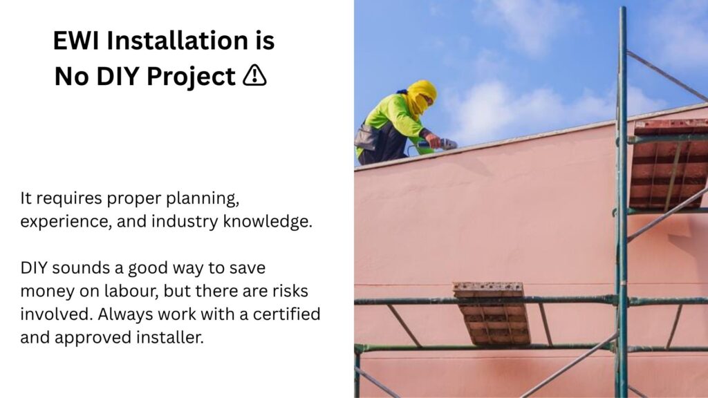 EWI installation is not DIY project